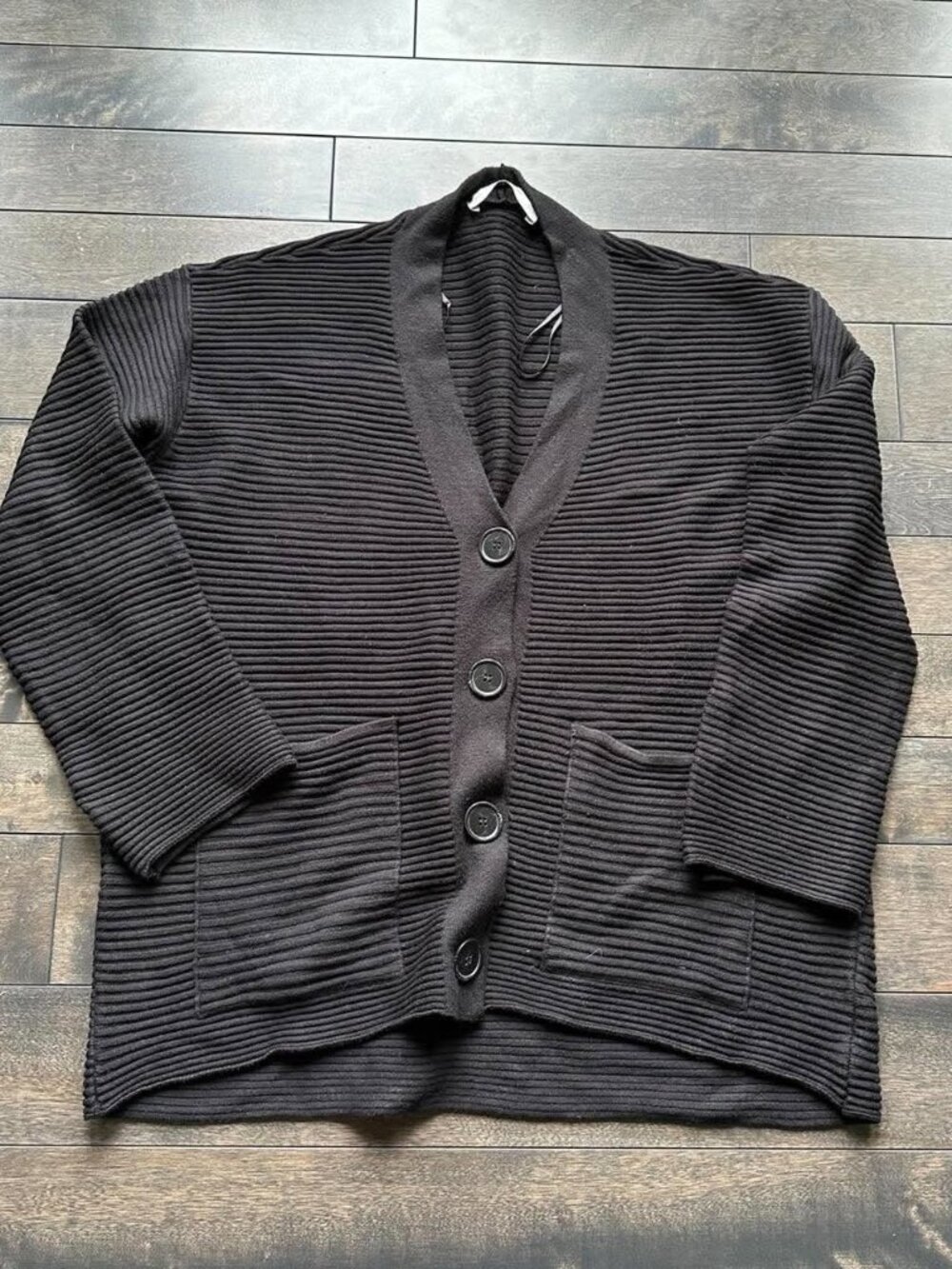 Zara Oversized Ribbed Cardigan
